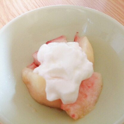 桃のヨーグルト美味しく頂きました(*^-^*)
レシピありがとうございます☆
ご馳走様でした♪